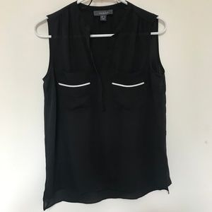 Black Tank with Pockets